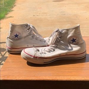 White high top converse